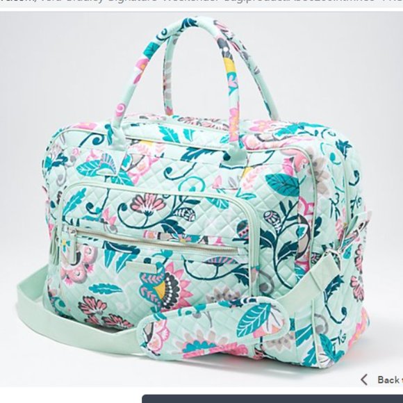 NEW w/ tags Vera bradley weekender bag!